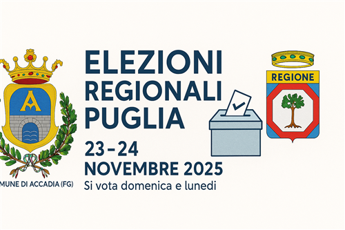 Elezioni regionali 23 e 24 novembre 2025
