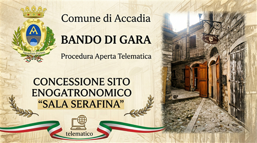 Bando di Gara mediante Procedura Aperta Telematica